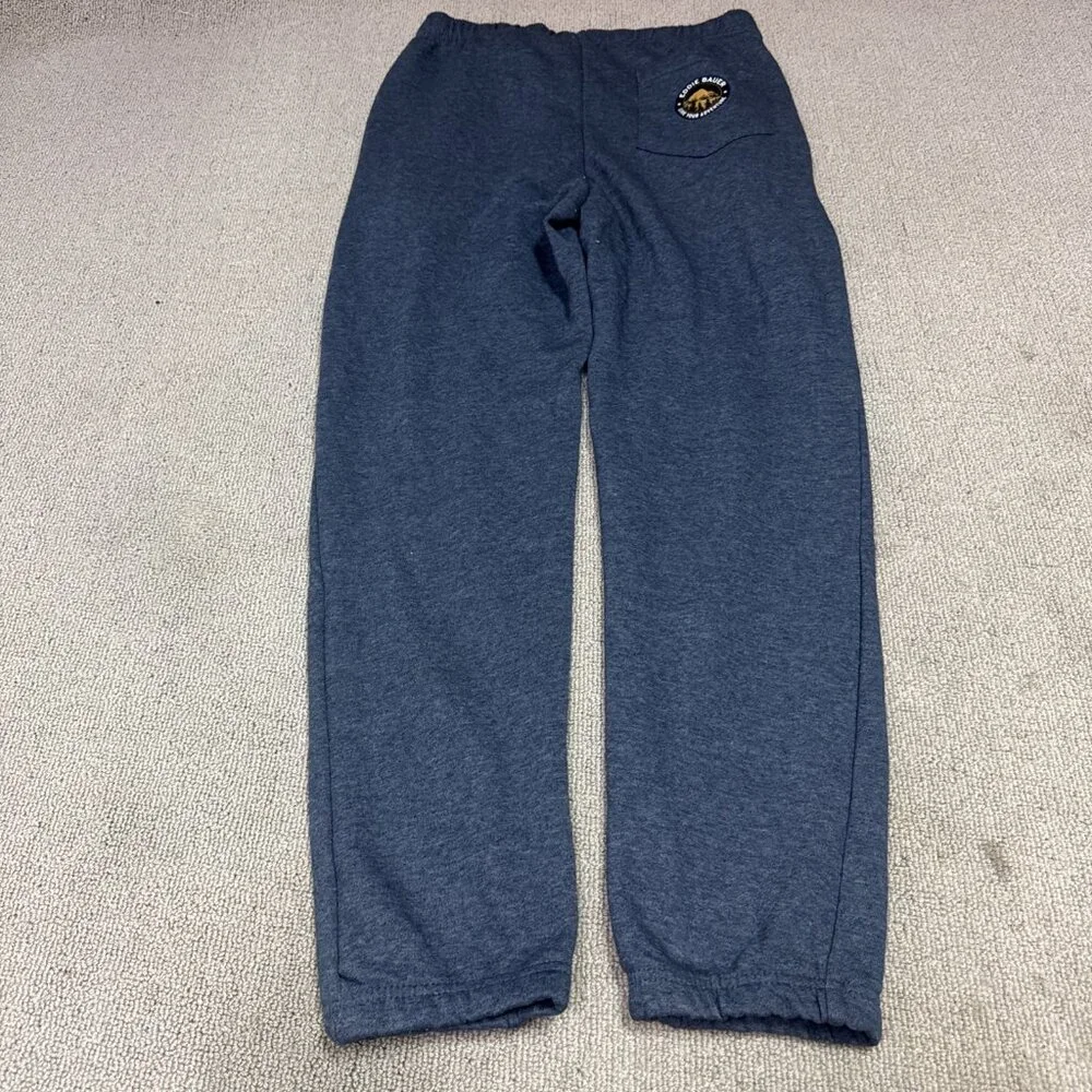 Eddie Bauer Joggers Blue Elastic Waist Pockets Men’s Size Small